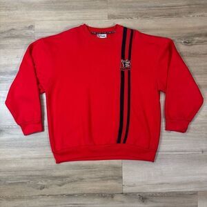 Chase Authentics L Dale Earnhardt Patch Crewneck Sweatshirt Red Y2K Intimidator